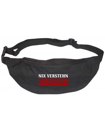 V2 Bestickte Gürteltasche (Nix verstehen, ich deutscher)