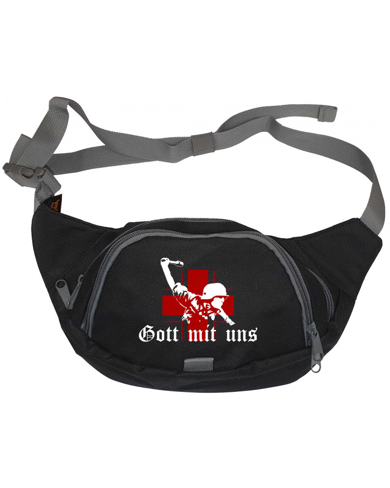 V3 Bestickte Gürteltasche (Gott mit uns, Soldat)