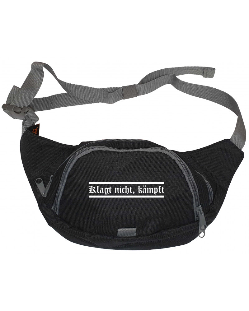 V3 Bestickte Gürteltasche (Klagt nicht kämpft)