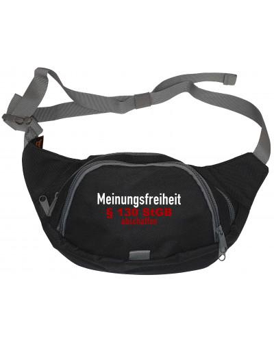 V3 Bestickte Gürteltasche (Meinungsfreiheit)