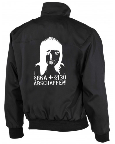 Bestickte Herren Harrington Jacke (86A und 130 abschaffen)