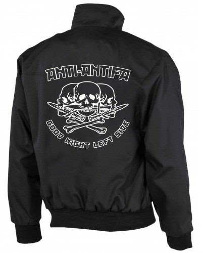 Bestickte Herren Harrington Jacke (Anti-Antifa)