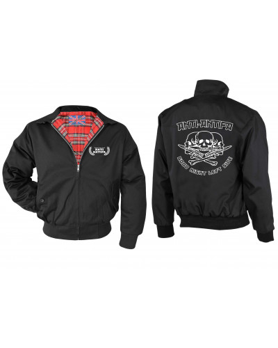 Bestickte Herren Harrington Jacke (Anti-Antifa)