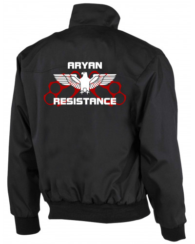 Bestickte Herren Harrington Jacke (Aryan Resistance)