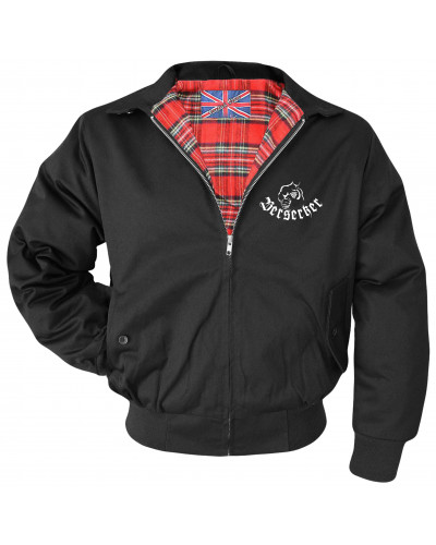 Bestickte Herren Harrington Jacke (Berserker)