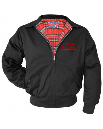 Bestickte Herren Harrington Jacke (Blutendes Deutschland)