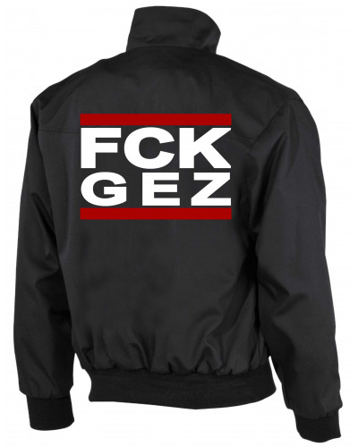 Bestickte Herren Harrington Jacke (FCK GEZ)