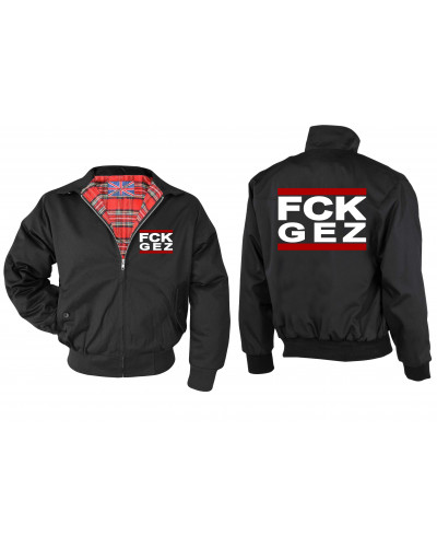 Bestickte Herren Harrington Jacke (FCK GEZ)