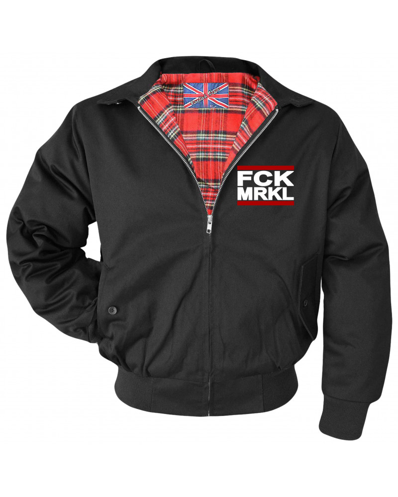 Bestickte Herren Harrington Jacke (FCK MRKL)