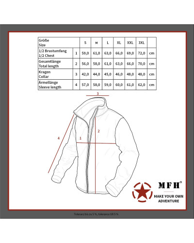 Bestickte Herren Harrington Jacke (Frontkämpfer)