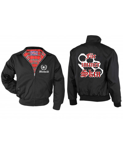 Bestickte Herren Harrington Jacke (Für immer Skin)