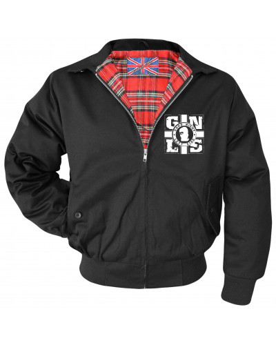 Bestickte Herren Harrington Jacke (GNLS, Kreuz)