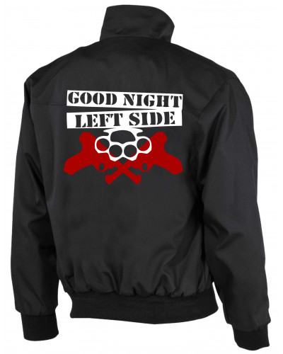 Bestickte Herren Harrington Jacke (GNLS, Schlagring)