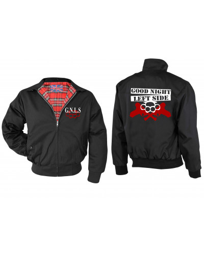 Bestickte Herren Harrington Jacke (GNLS, Schlagring)