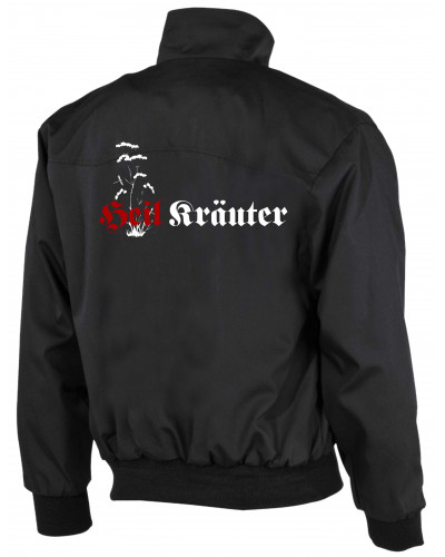 Bestickte Herren Harrington Jacke (Heil Kräuter)