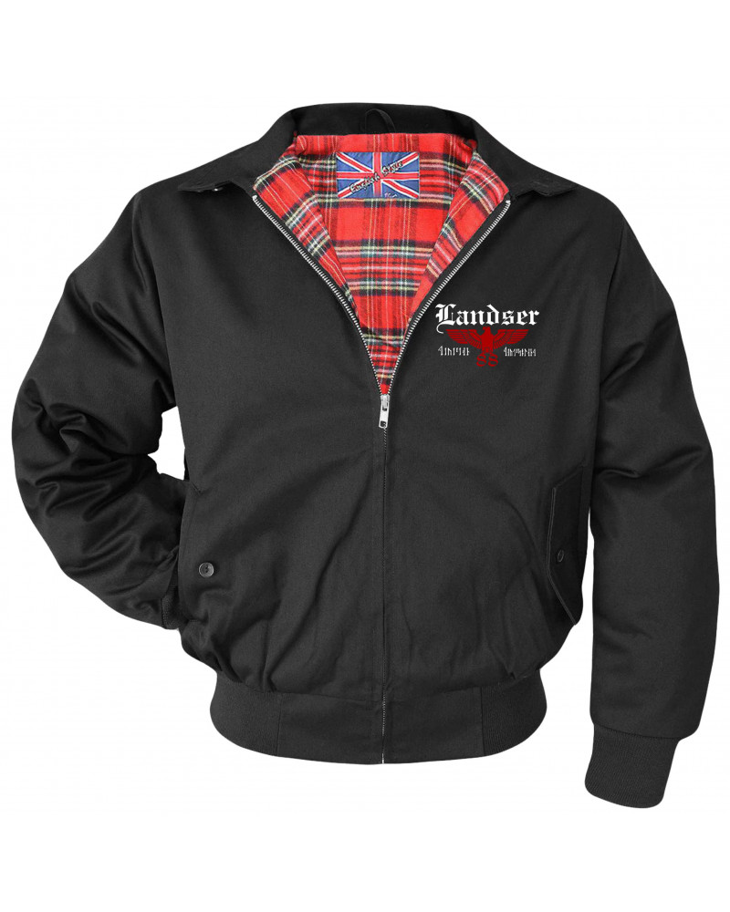 Bestickte Herren Harrington Jacke (Landser, Adler 88)