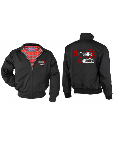 Bestickte Herren Harrington Jacke (Nationaler Sozialist)