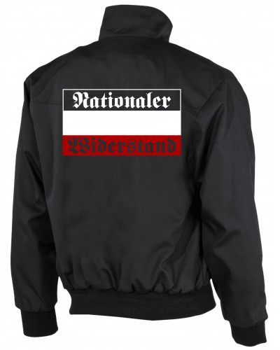 Bestickte Herren Harrington Jacke (Nationaler Widerstand)