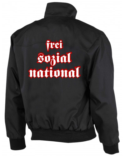 Bestickte Herren Harrington Jacke (Nationalist, FSN)