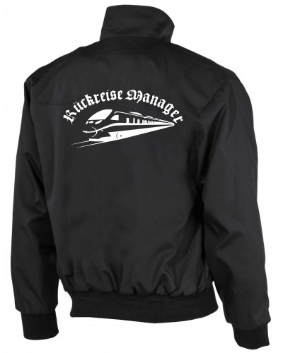 Bestickte Herren Harrington Jacke (Rückreisemanager)