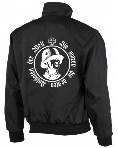 Bestickte Herren Harrington Jacke (Sie waren die besten Soldaten der Welt)