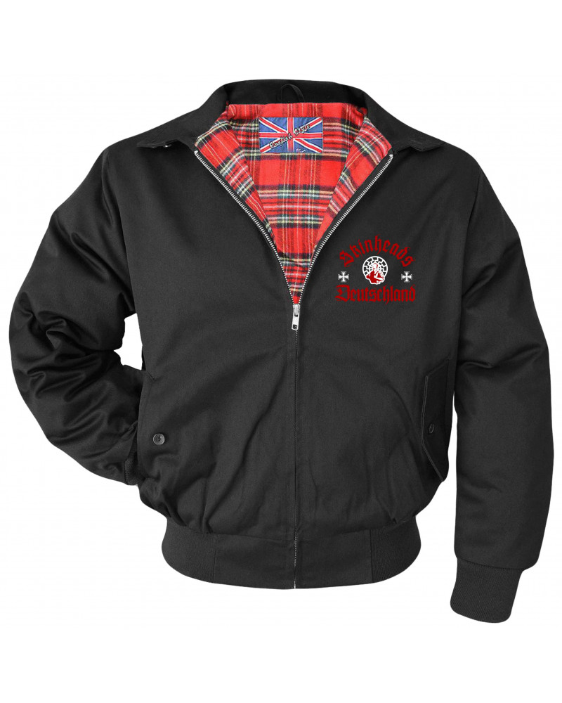 Bestickte Herren Harrington Jacke (Skinheads Deutschland)