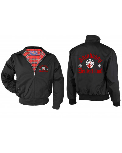 Bestickte Herren Harrington Jacke (Skinheads Deutschland)