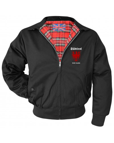 Bestickte Herren Harrington Jacke (Südtirol bleibt deutsch)