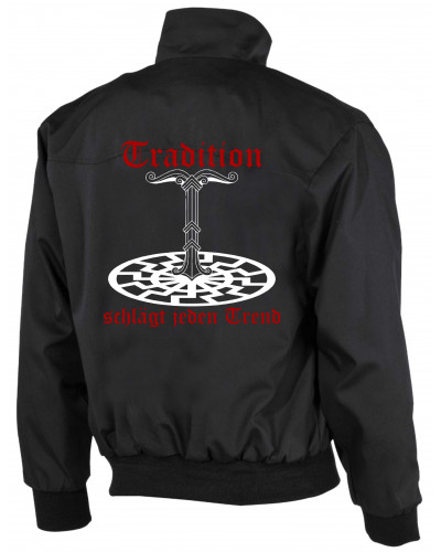 Bestickte Herren Harrington Jacke (Tradition schlägt jeden Trend)