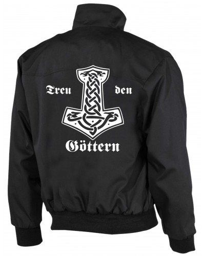 Bestickte Herren Harrington Jacke (Treu den Göttern)