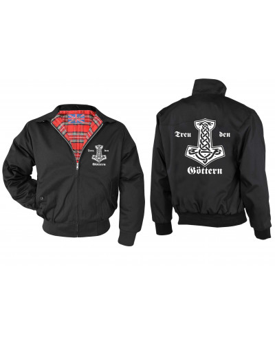 Bestickte Herren Harrington Jacke (Treu den Göttern)