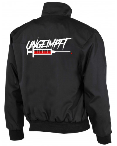 Bestickte Herren Harrington Jacke (Ungeimpft, Spritze)