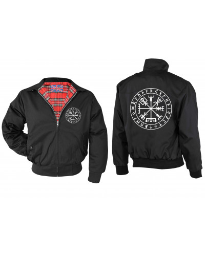 Bestickte Herren Harrington Jacke (Vegvisir)