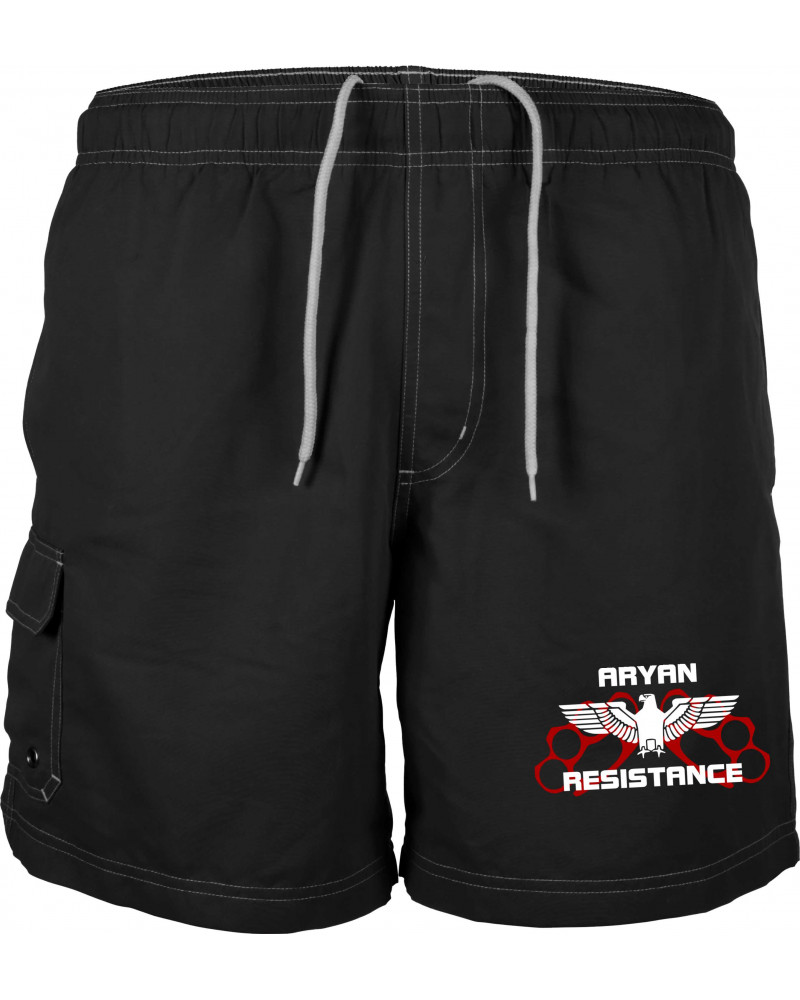 Bestickte Herren Badehose (Aryan Resistance)