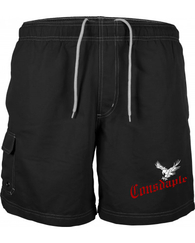 Bestickte Herren Badehose (Consdaple, Adler im Flug)