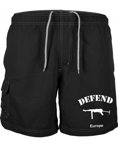 Bestickte Herren Badehose (Defend Europe)