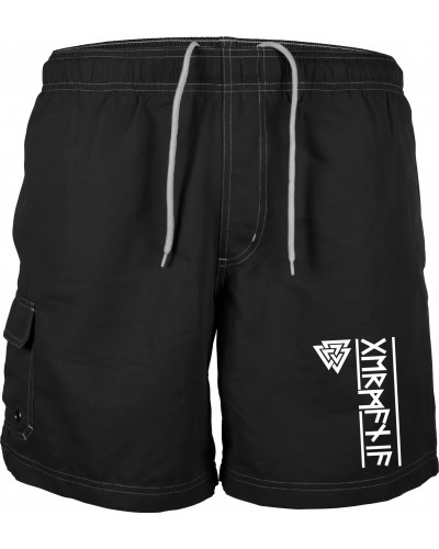 Bestickte Herren Badehose (Germania Runen)