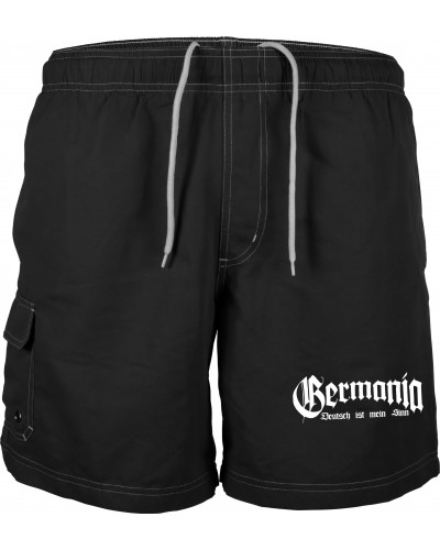 Bestickte Herren Badehose (Germania, Deutsch ist mein Sinn)