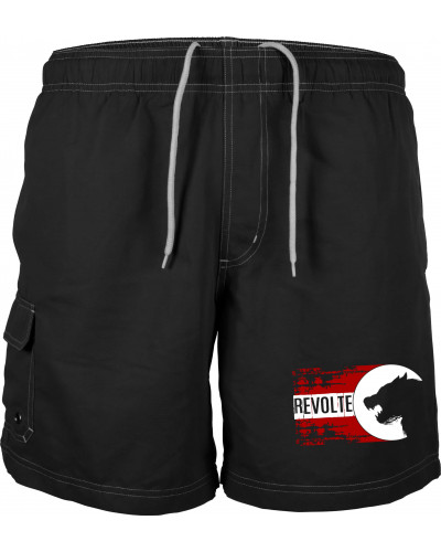Bestickte Herren Badehose (H8-Front)