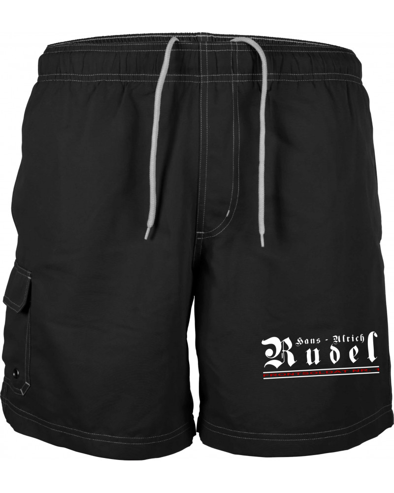 Bestickte Herren Badehose (Hans - Ulrich Rudel, Frontsoldat Nr 1)