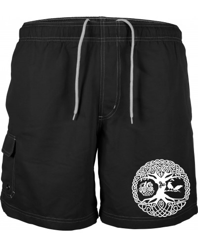 Bestickte Herren Badehose (Lebensbaum)