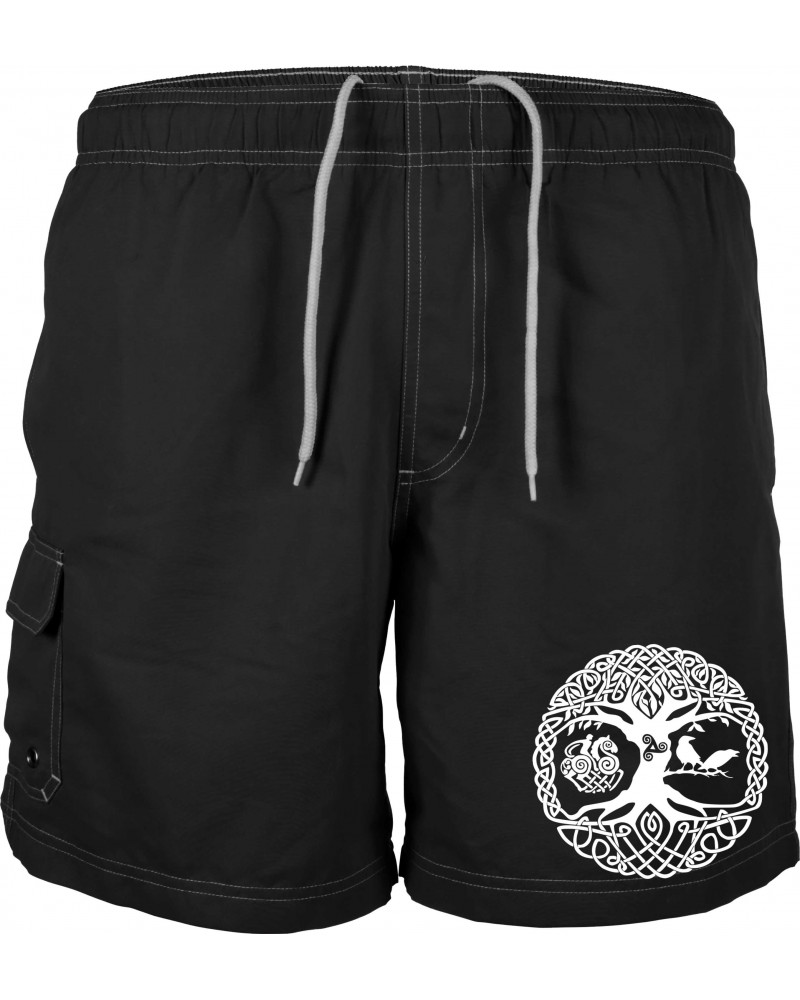 Bestickte Herren Badehose (Lebensbaum)