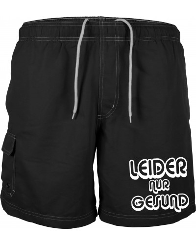 Bestickte Herren Badehose (Leider nur Gesund)
