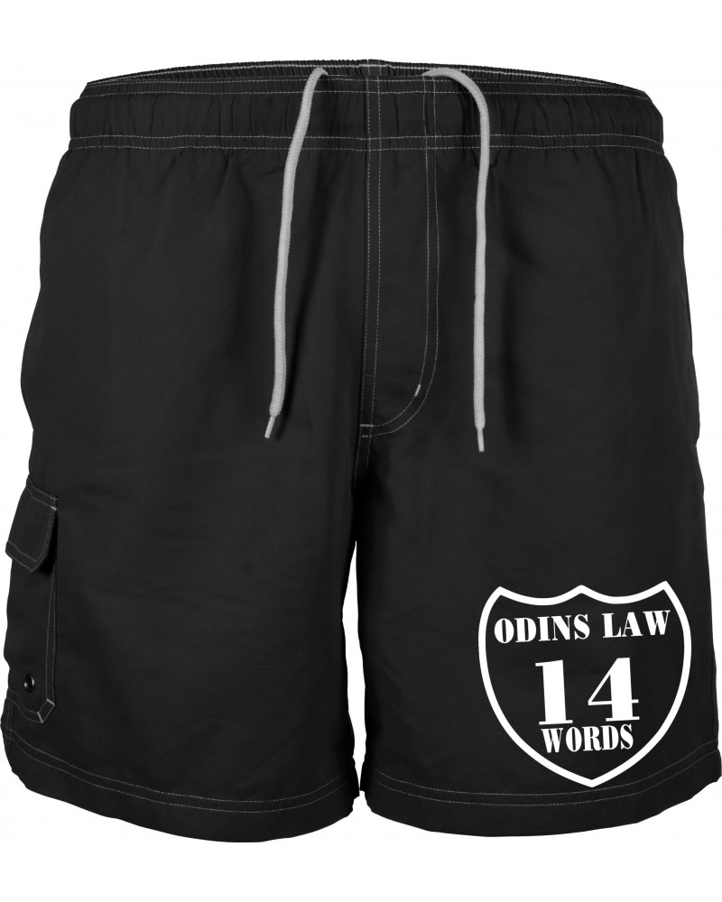Bestickte Herren Badehose (Odins law)