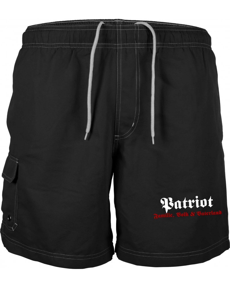 Bestickte Herren Badehose (Patriot)