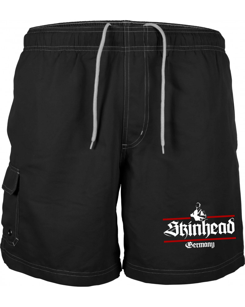 Bestickte Herren Badehose (Skinhead Germany)