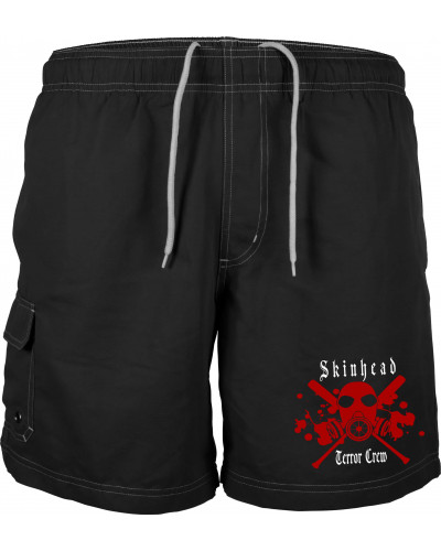 Bestickte Herren Badehose (Skinhead Terror Crew)