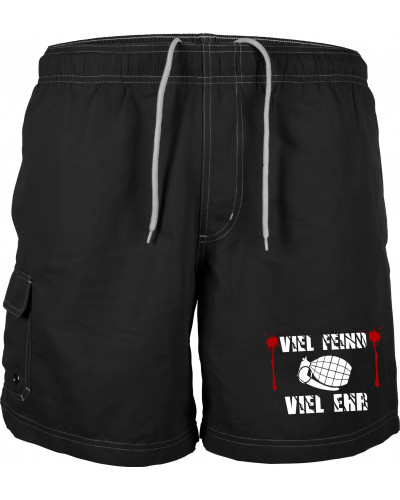 Bestickte Herren Badehose (Viel feind viel Ehr)