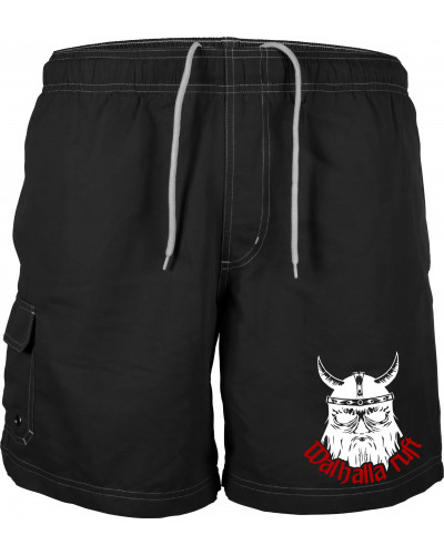 Bestickte Herren Badehose (Walhalla ruft)