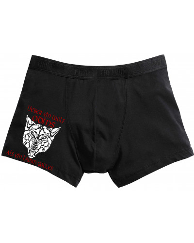 Herren Boxershort (Lieber ein Wolf Odins als ein Lamm Gottes)